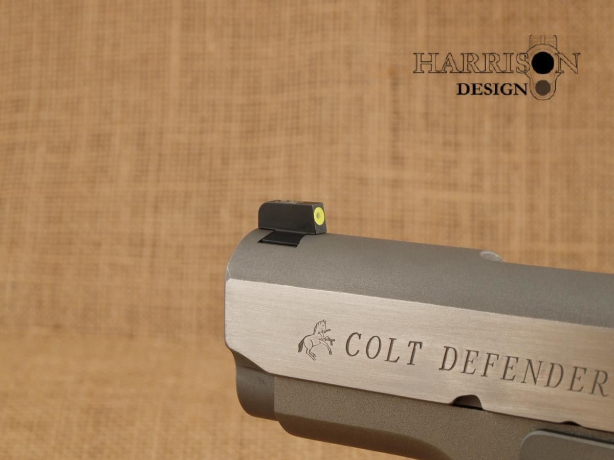 Harrison Design & Consulting, LLC. Trijicon HD front sights, Novak dovetail