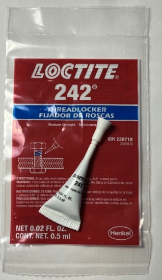Picture of LCT-242 LocTite for set screws or grip screws