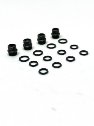 Picture of CHA-B-FCB-4 Blue Standard Bushing and O-Ring set