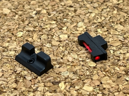 Picture of HD-035 Fiber Optic Snake Sights Set - .180" tall front sight